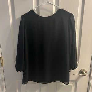 Express sheer sleeve blouse